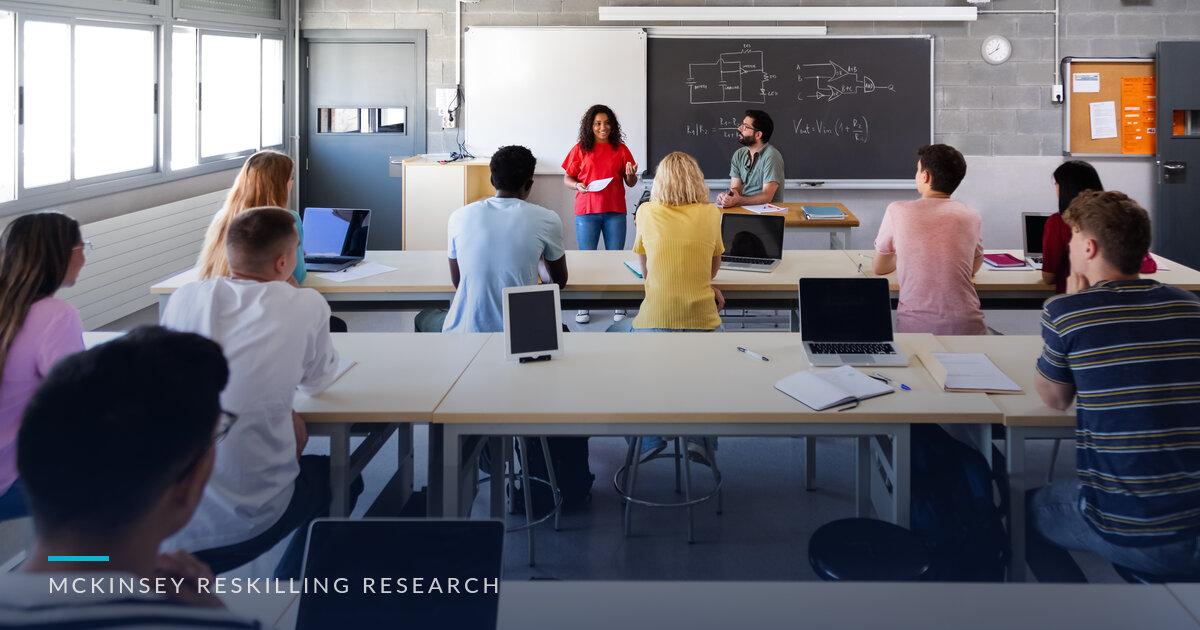 McKinsey’s Reskilling Research: Why 87% of Companies Face a Skills Gap